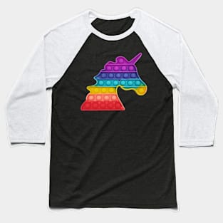 Pop it unicorn Baseball T-Shirt